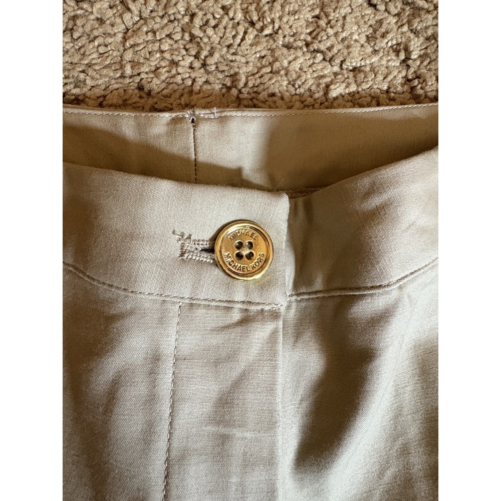 Michael Kors Slim Fit Brown‎ Chino Pants Women's Size 6 Skinny Leg Professional - Picture 2 of 12